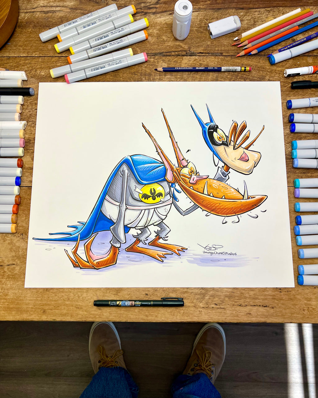 MAN BAT (PRINT)