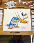 MAN BAT (PRINT)